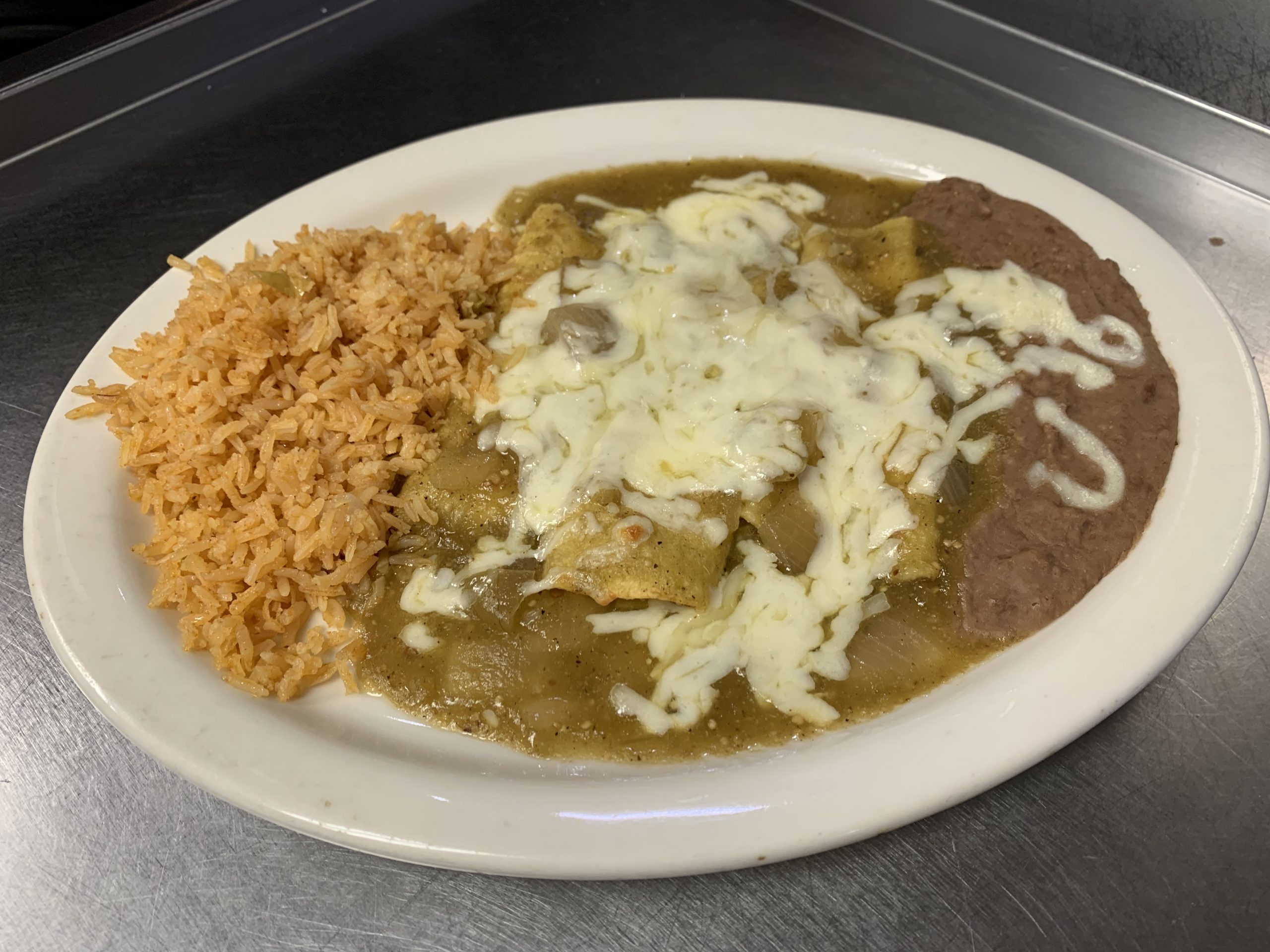 Enchiladas verdes