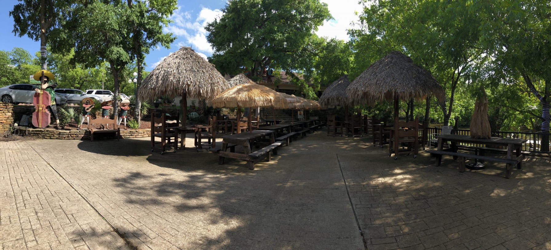 Restaurant patio